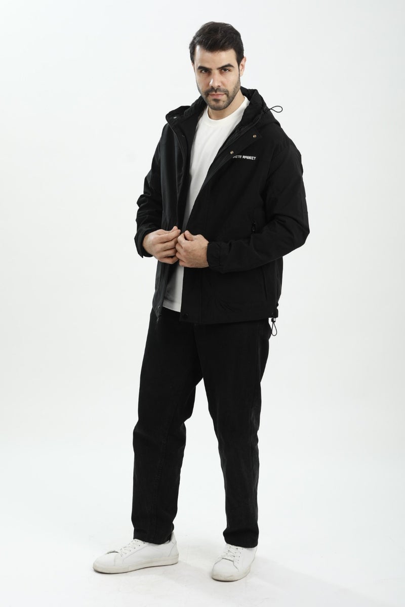 White Rabbit Men’s Soft Waterproof Hooded Jacket - Image 5